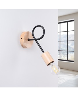 Kinkiet EMBER czarny Sollux SL.1476