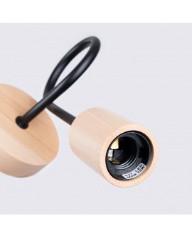 Kinkiet EMBER czarny Sollux SL.1476