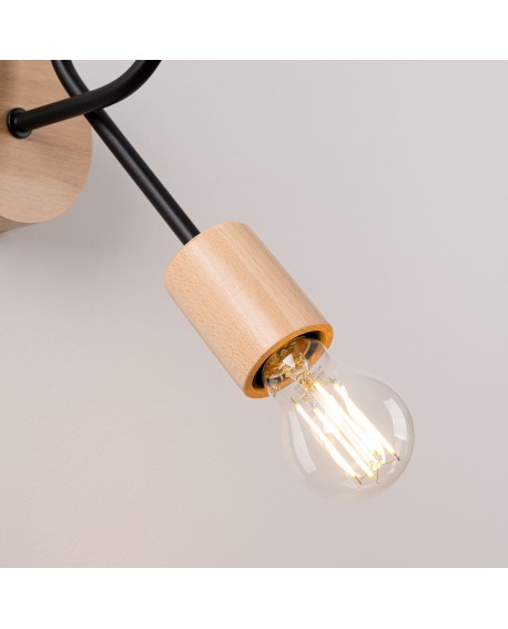 Kinkiet EMBER czarny Sollux SL.1476