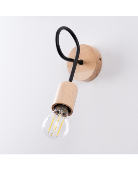 Kinkiet EMBER czarny Sollux SL.1476