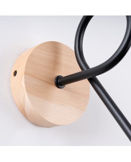 Kinkiet EMBER czarny Sollux SL.1476