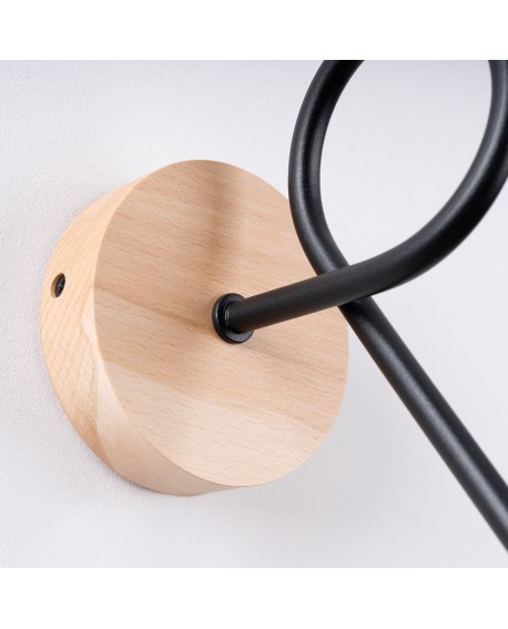 Kinkiet EMBER czarny Sollux SL.1476