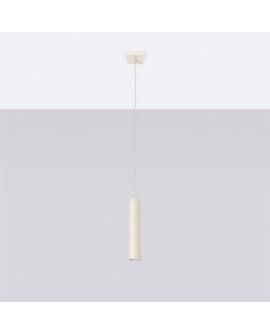 Lampa wisząca LAGOS 1 beżowa Sollux SL.1479