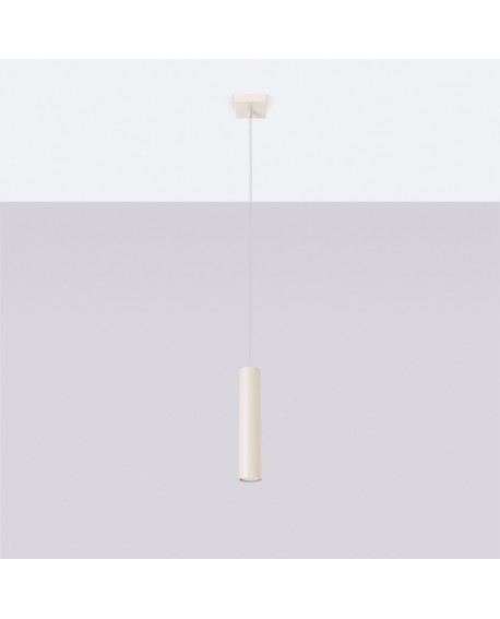 Lampa wisząca LAGOS 1 beżowa Sollux SL.1479