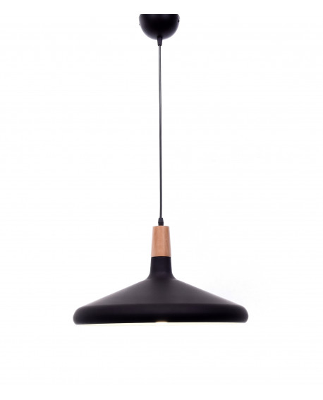NOWOCZESNA LAMPA WISZĄCA SKANDYNAWSKA ZWIS CZARNA BAFIDO C1
