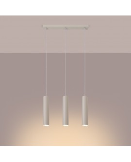 Lampa wisząca LAGOS 3L beżowa Sollux SL.1481