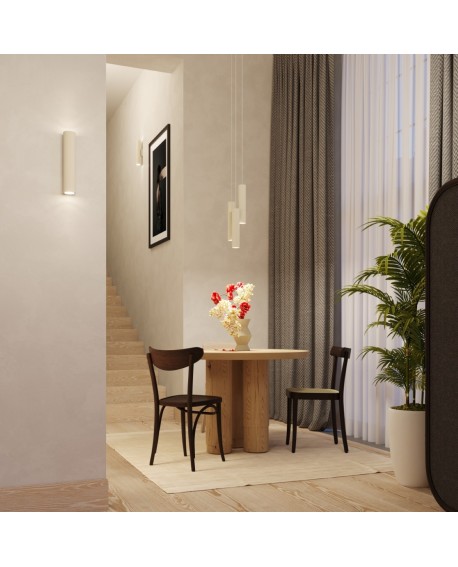 Lampa wisząca LAGOS 3P beżowa Sollux SL.1482