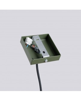 Lampa wisząca LAGOS 1 zielona oliwka Sollux SL.1484