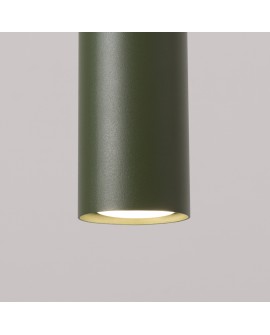 Lampa wisząca LAGOS 3P zielona oliwka Sollux SL.1487