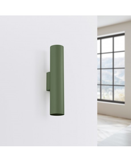 Kinkiet LAGOS 2 zielony oliwkowy Sollux SL.1488