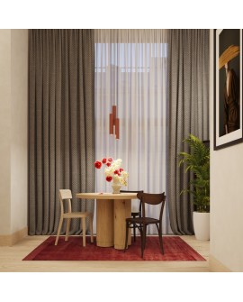 Lampa wisząca LAGOS 1 ochra czerwona Sollux SL.1489