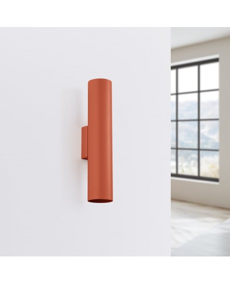 Kinkiet LAGOS 2 ochra czerwona Sollux SL.1493