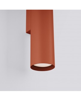 Kinkiet LAGOS 2 ochra czerwona Sollux SL.1493