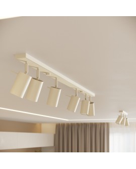 Kinkiet RING beżowy Sollux SL.1494