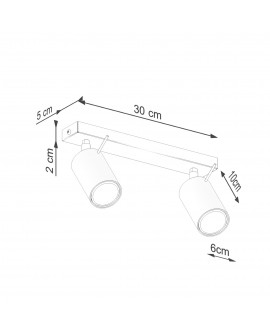 Plafon RING 2 beżowy Sollux SL.1495
