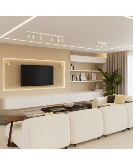 Plafon RING 3L beżowy Sollux SL.1496