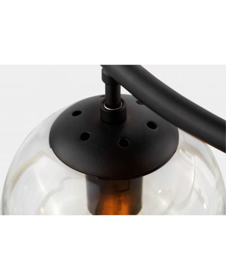 LAMPA WISZĄCA CZARNA NOWOCZESNA CEREDO W6 LUMINA DECO