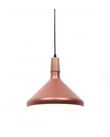 NOWOCZESNA LAMPA WISZĄCA SKANDYNAWSKA ZWIS RÓŻOWE ZŁOTO BAFIDO B1