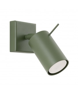 Kinkiet RING zielony oliwkowy Sollux SL.1500