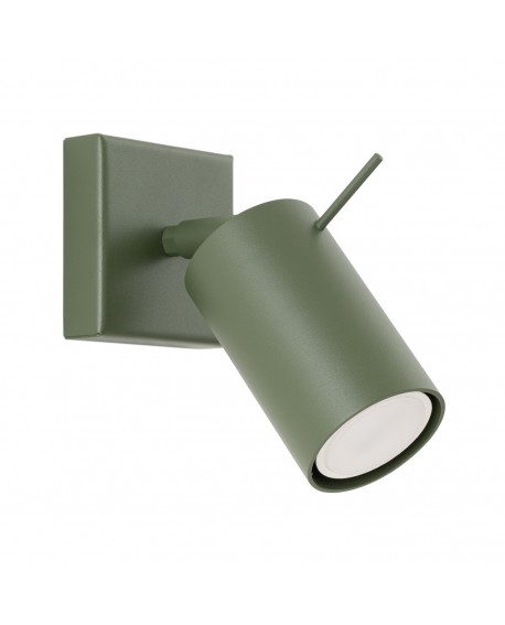 Kinkiet RING zielony oliwkowy Sollux SL.1500
