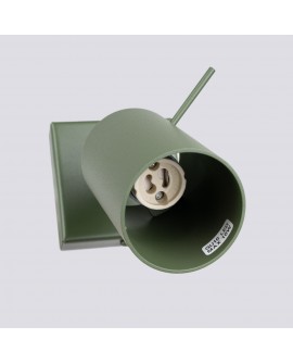 Kinkiet RING zielony oliwkowy Sollux SL.1500