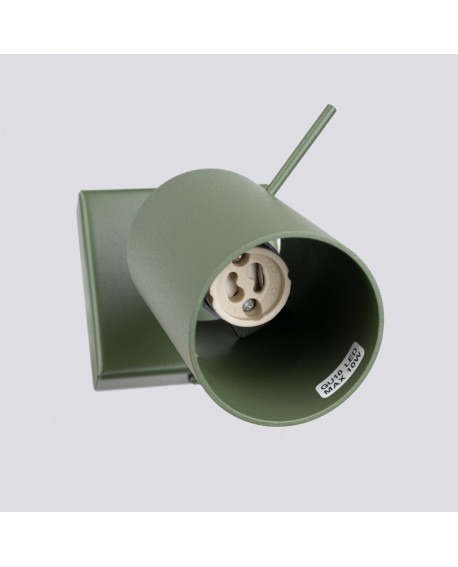 Kinkiet RING zielony oliwkowy Sollux SL.1500