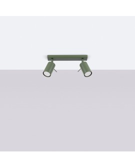 Plafon RING 2 zielony oliwkowy Sollux SL.1501