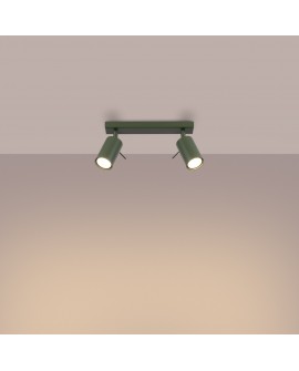 Plafon RING 2 zielony oliwkowy Sollux SL.1501