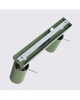 Plafon RING 2 zielony oliwkowy Sollux SL.1501