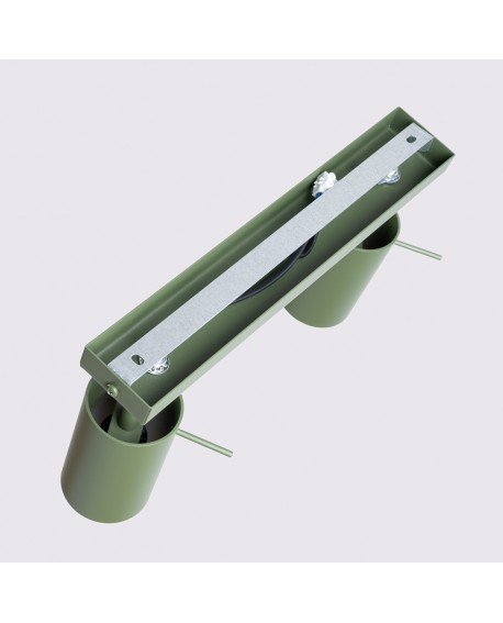 Plafon RING 2 zielony oliwkowy Sollux SL.1501