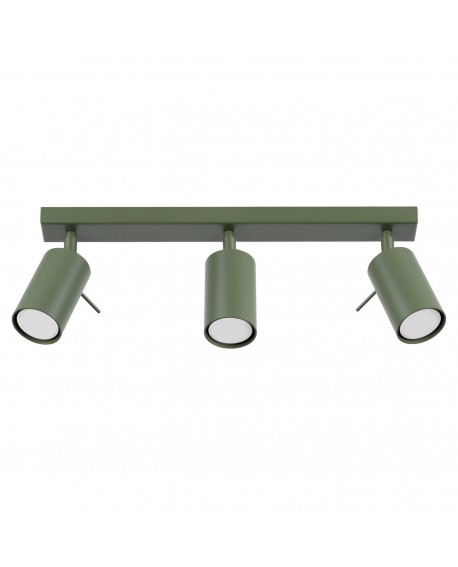 Plafon RING 3L zielony oliwkowy Sollux SL.1502