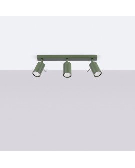 Plafon RING 3L zielony oliwkowy Sollux SL.1502