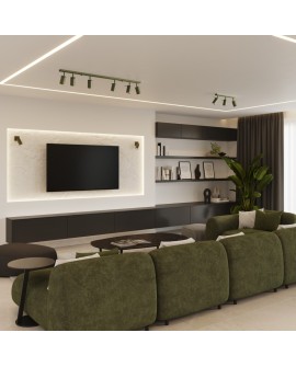 Plafon RING 3L zielony oliwkowy Sollux SL.1502