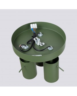 Plafon RING 3P zielony oliwkowy Sollux SL.1503