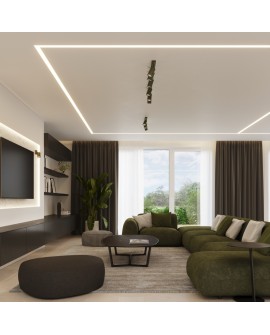 Plafon RING 3P zielony oliwkowy Sollux SL.1503