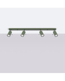 Plafon RING 4L zielony oliwkowy Sollux SL.1504