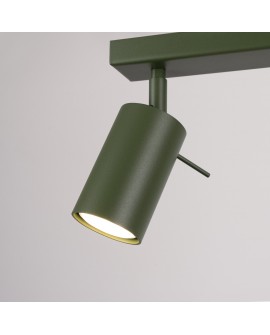 Plafon RING 4L zielony oliwkowy Sollux SL.1504