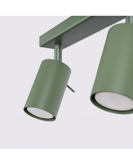 Plafon RING 4L zielony oliwkowy Sollux SL.1504