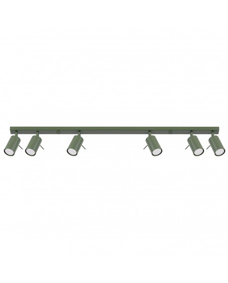 Plafon RING 6L zielony oliwkowy Sollux SL.1505