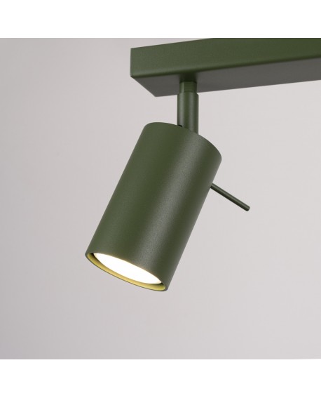 Plafon RING 6L zielony oliwkowy Sollux SL.1505