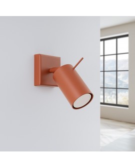 Kinkiet RING ochra czerwona Sollux SL.1506