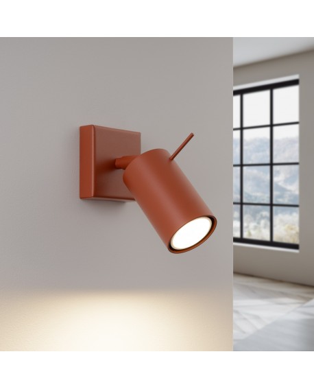 Kinkiet RING ochra czerwona Sollux SL.1506