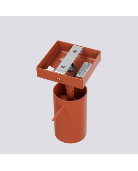 Kinkiet RING ochra czerwona Sollux SL.1506