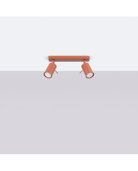 Plafon RING 2 ochra czerwona Sollux SL.1507