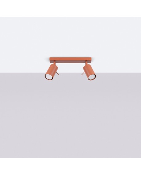 Plafon RING 2 ochra czerwona Sollux SL.1507