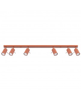 Plafon RING 6L ochra czerwona Sollux SL.1511
