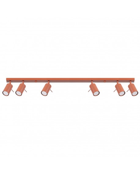 Plafon RING 6L ochra czerwona Sollux SL.1511
