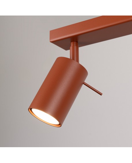 Plafon RING 6L ochra czerwona Sollux SL.1511