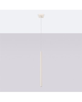 Lampa wisząca PASTELO 1 beżowa Sollux SL.1512