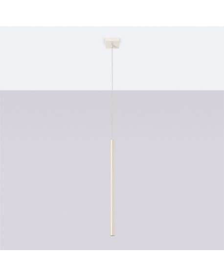 Lampa wisząca PASTELO 1 beżowa Sollux SL.1512